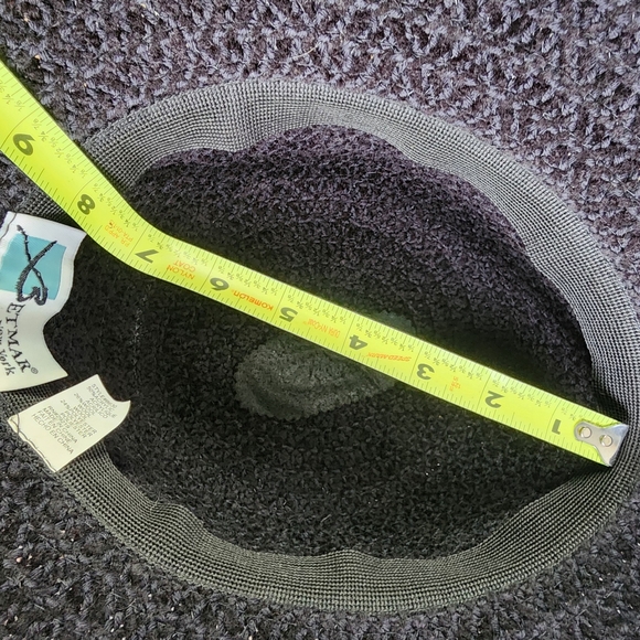 BETMAR NEW YORK Black Woven Knit Bucket Hat Wool Blend - Picture 7 of 8
